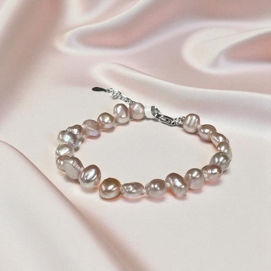 Primrose Pearl Bracelet with Extension Chain