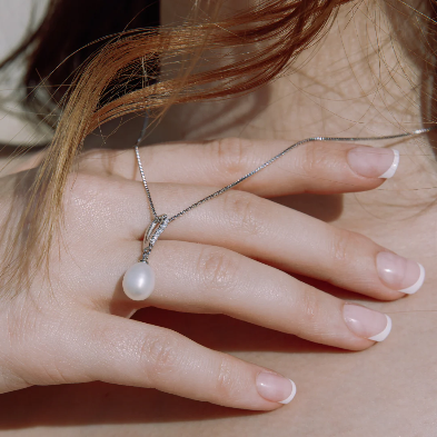 Eliza Pearl and CZ Bridal Set