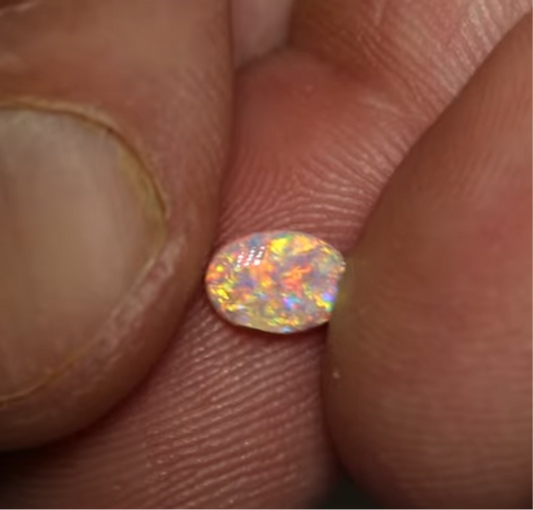 Loose 0.52ct Lighting Ridge Crystal Opal