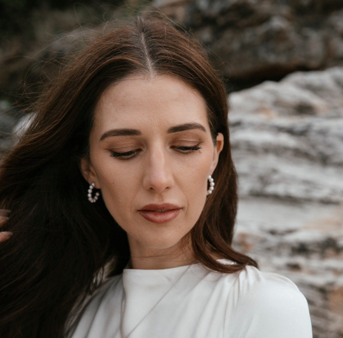 Silver Lining Hoop Earrings