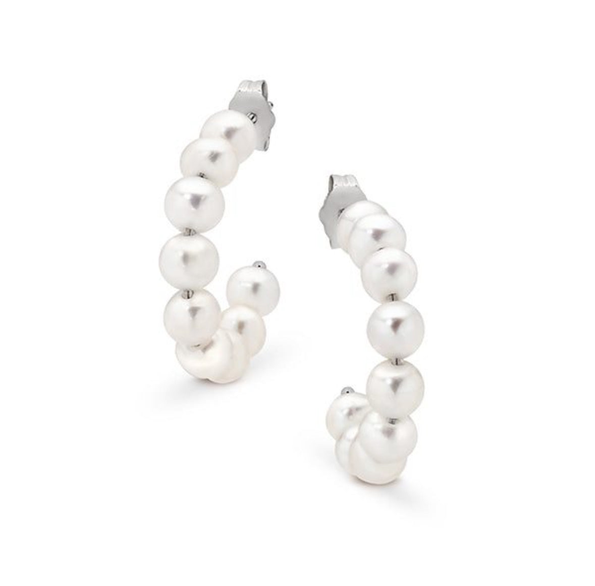 Silver Lining Hoop Earrings