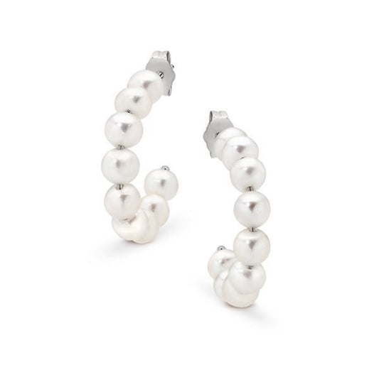 Silver Lining Hoop Earrings