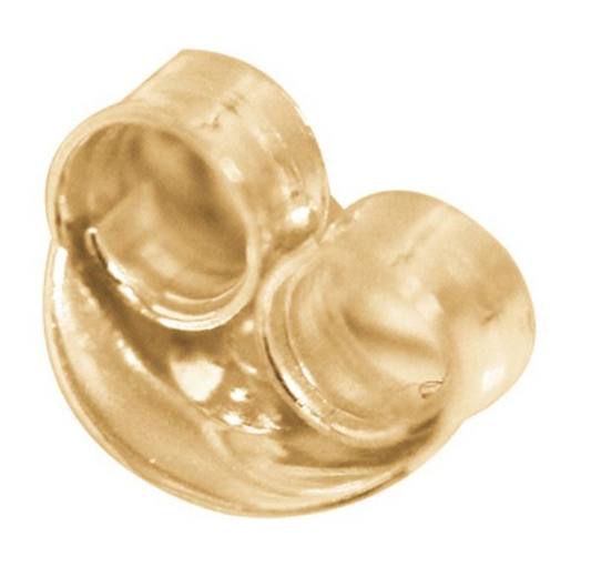 9ct gold earrings scrolls butterflies backs 