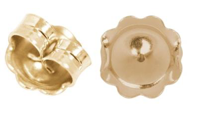 9ct gold earring butterflies scrolls backs large 