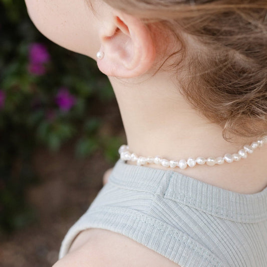 Primrose Pearl Necklace with Extension Chain