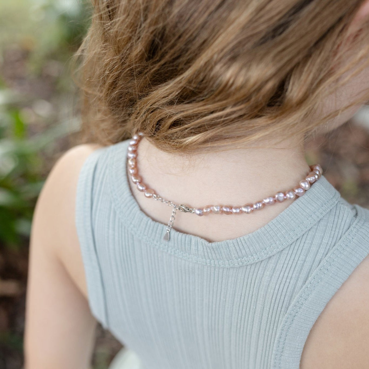 Primrose Pearl Necklace with Extension Chain